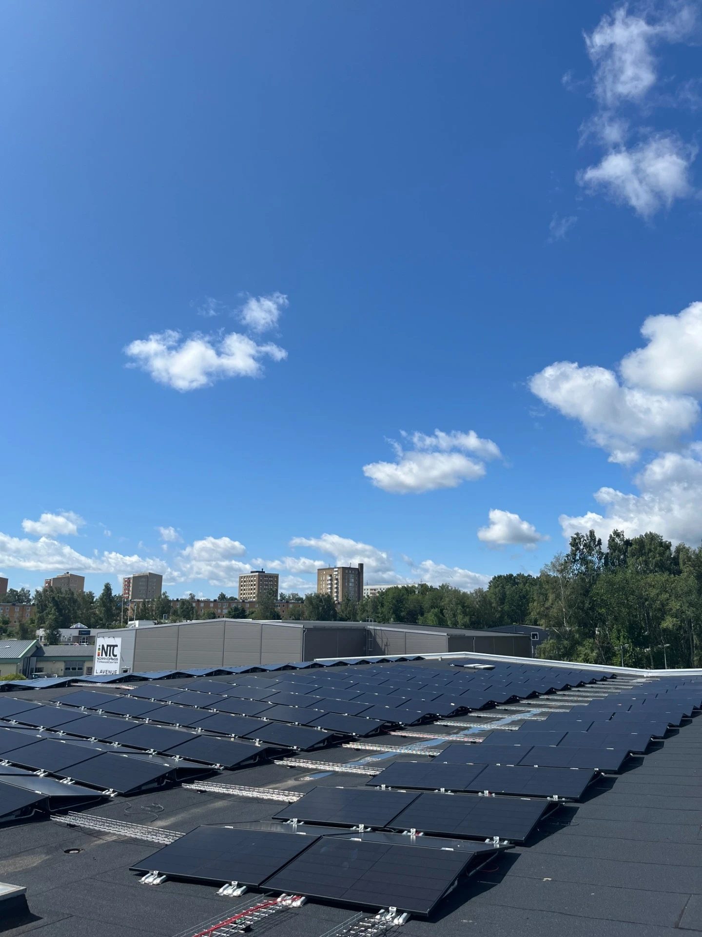 Solceller industrifastighet